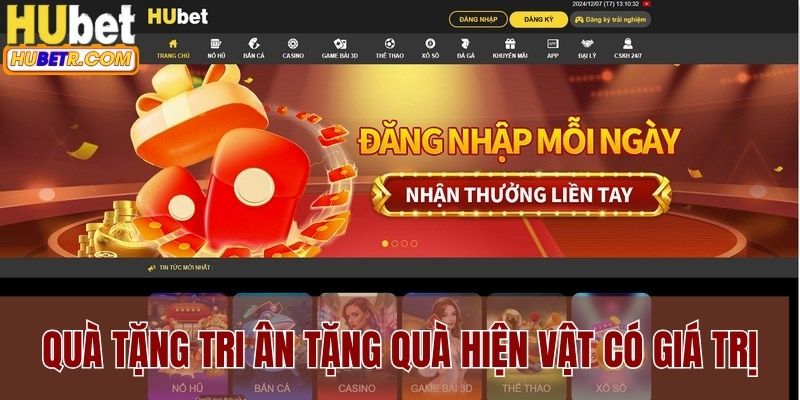 Quà tặng tri ân tặng quà hiện vật có giá trị